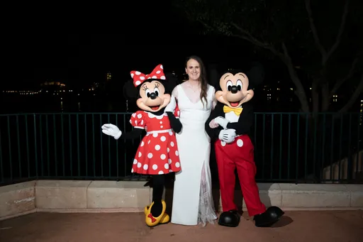 Alexis, Mickey, and Minnie